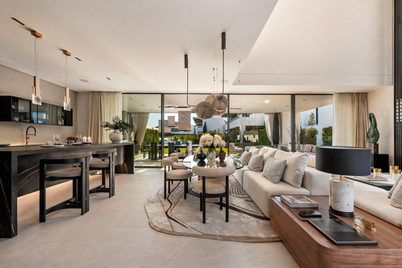Interiors, Living Areas and Kitchens at Vilas 12