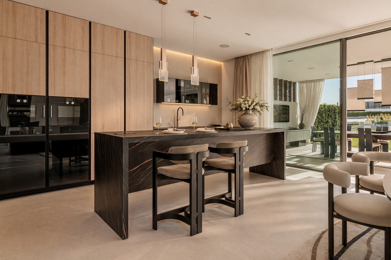 Interiors, Living Areas and Kitchens at Vilas 12