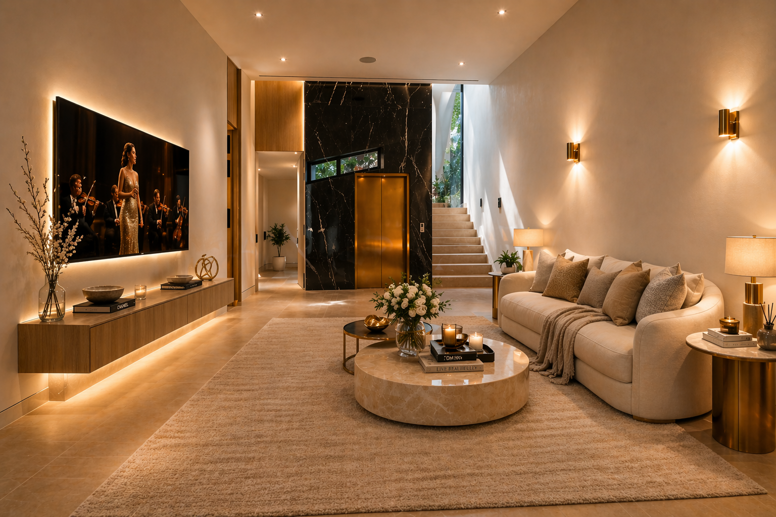 Interiors, Living Areas at Vilas 12